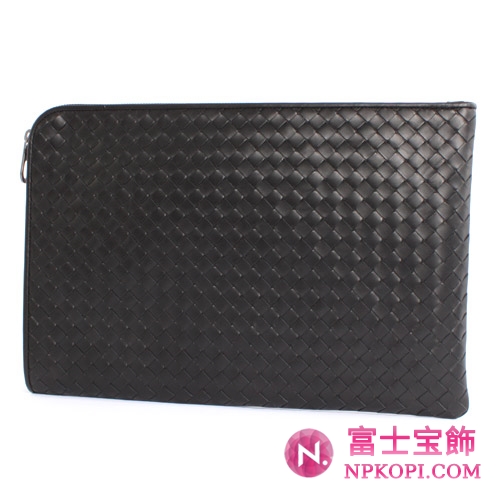 Bottega Veneta/ボッテガ・ヴェネタ カーフレザー セカンドバッグ ブラック 224052V46511000